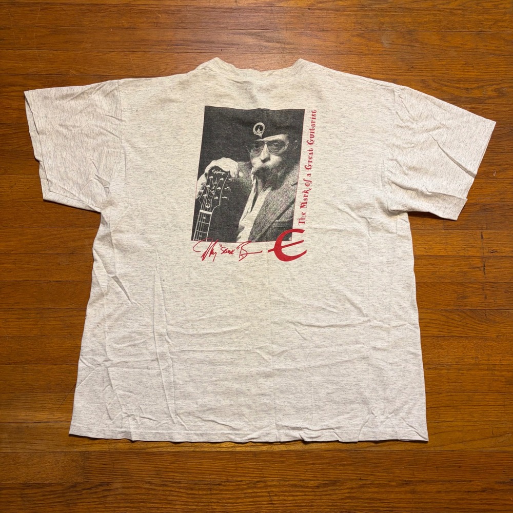 Vintage Jeff Skunk Baxter Epiphone Guitar T-Shirt XL Steely Dan Doobie Brothers